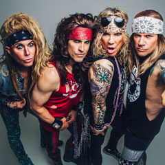 Steel Panther, a Hair Metal rock band from United States