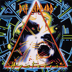 Def Leppard Hysteria album cover