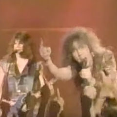 Keel, a Hair Metal rock band from United States