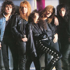 Saraya, a Hair Metal rock band from United States